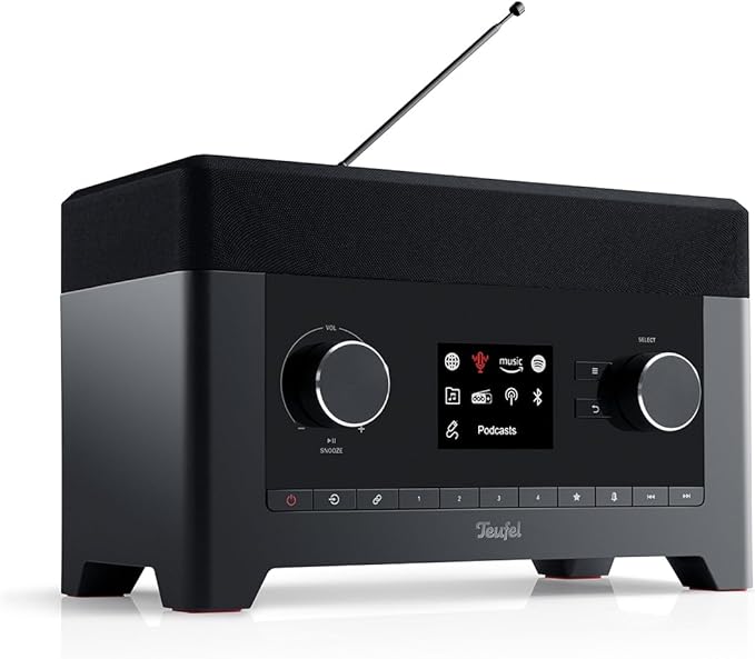 Teufel Radio 3SIXTY – Prémiové digitální rádio a Bluetooth reproduktor