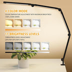 LED stolní lampa s klipem